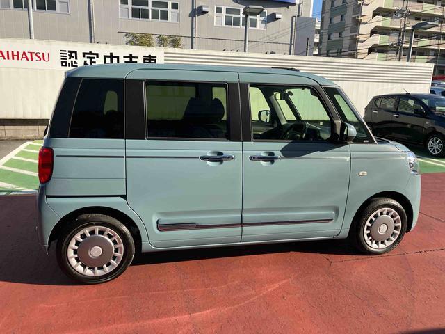 ムーヴキャンバスセオリーＧターボ両側パワースライドドア・電動パーキングブレーキ・ＬＥＤヘッドライト・コーナーセンサー・オートエアコン・オートライト・オーディオレス・プッシュボタンエンジンスタート・衝突回避支援ブレーキ（千葉県）の中古車