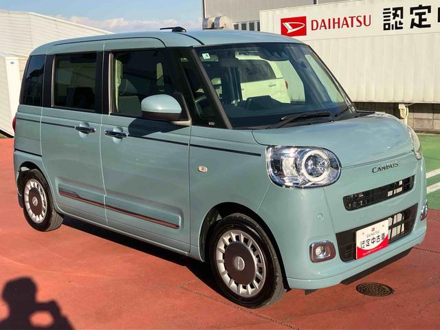 ムーヴキャンバスセオリーＧターボ両側パワースライドドア・電動パーキングブレーキ・ＬＥＤヘッドライト・コーナーセンサー・オートエアコン・オートライト・オーディオレス・プッシュボタンエンジンスタート・衝突回避支援ブレーキ（千葉県）の中古車