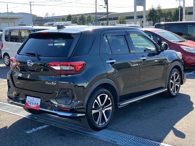 ロッキープレミアムターボ　９型ナビ／ＴＶ／ＤＶＤ／ＢＴ／ＵＳＢ　全周囲カメラ　前後ドラレコ　ＥＴＣ　全車速追従クルコン　ＬＥＤヘッドライト　オートライト　ＡＤＢ　スマアシ　コーナーセンサー　シートヒーター　キーフリー（千葉県）の中古車