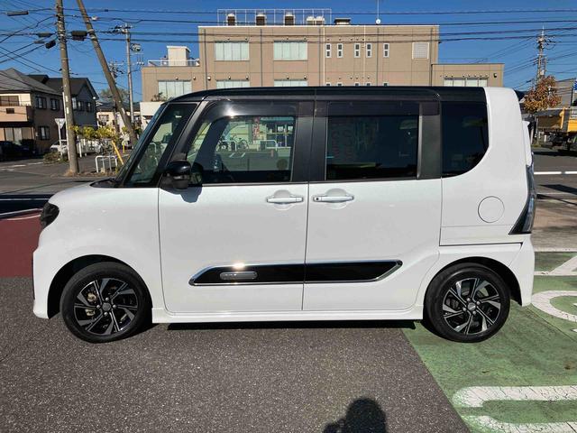 タントカスタムXセレクション純正メモリーナビ CD DVD ラジオ ナビ連動ドライブレコーダー 純正ETCビルトインタイプ 両側電動スライドドア パノラマモニター 衝突回避支援ブレーキ 誤発進抑制装置 アイドリングストップ(千葉県)の中古車