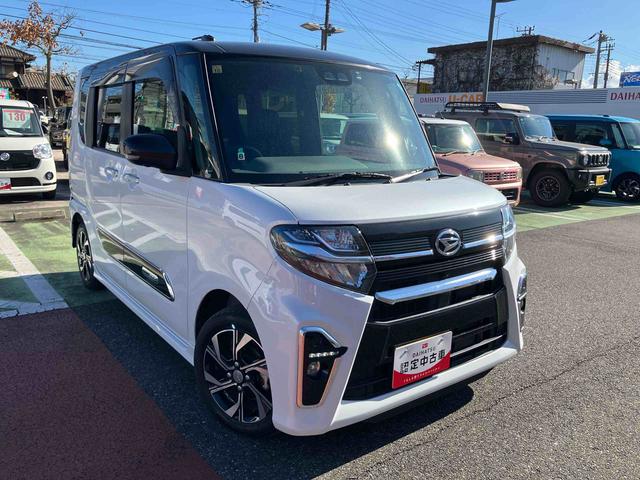 タントカスタムXセレクション純正メモリーナビ CD DVD ラジオ ナビ連動ドライブレコーダー 純正ETCビルトインタイプ 両側電動スライドドア パノラマモニター 衝突回避支援ブレーキ 誤発進抑制装置 アイドリングストップ(千葉県)の中古車