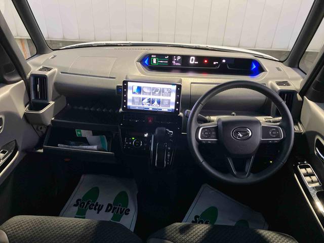 タントカスタムRSセレクション9インチ純正ナビゲーション・バックカメラ・ETC・シートヒーター(フロント)・両側パワースライドドア・アルミホイール・ステアリングスイッチ・LEDヘッドライト・コーナーセンサー・衝突回避支援ブレーキ(千葉県)の中古車