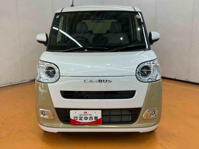 ムーヴキャンバスストライプスＧターボ衝突回避支援システム　横滑り防止装置　アダプティブクルーズコントロール　置きラクボックス　ホットカップホルダー　前席シートヒーター　ホールド機能付き電動パーキングブレーキ　両側電動スライドドア（千葉県）の中古車