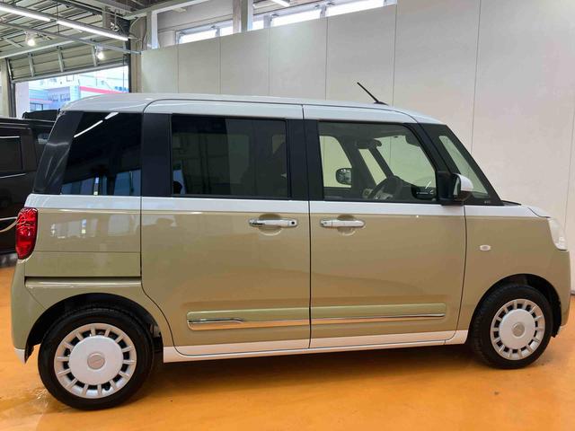 ムーヴキャンバスストライプスＧターボ衝突回避支援システム　横滑り防止装置　アダプティブクルーズコントロール　置きラクボックス　ホットカップホルダー　前席シートヒーター　ホールド機能付き電動パーキングブレーキ　両側電動スライドドア（千葉県）の中古車