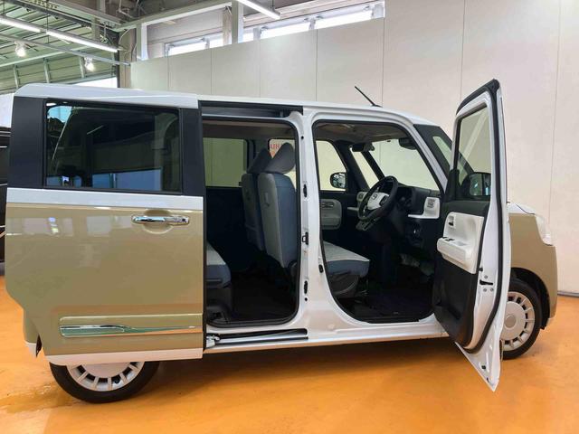 ムーヴキャンバスストライプスＧターボ衝突回避支援システム　横滑り防止装置　アダプティブクルーズコントロール　置きラクボックス　ホットカップホルダー　前席シートヒーター　ホールド機能付き電動パーキングブレーキ　両側電動スライドドア（千葉県）の中古車