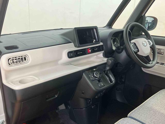 ムーヴキャンバスストライプスＧターボ衝突回避支援システム　横滑り防止装置　アダプティブクルーズコントロール　置きラクボックス　ホットカップホルダー　前席シートヒーター　ホールド機能付き電動パーキングブレーキ　両側電動スライドドア（千葉県）の中古車