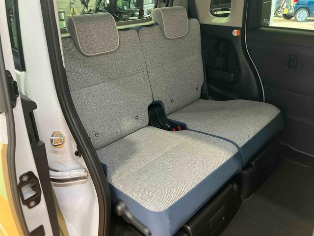 ムーヴキャンバスストライプスＧターボ衝突回避支援システム　横滑り防止装置　アダプティブクルーズコントロール　置きラクボックス　ホットカップホルダー　前席シートヒーター　ホールド機能付き電動パーキングブレーキ　両側電動スライドドア（千葉県）の中古車