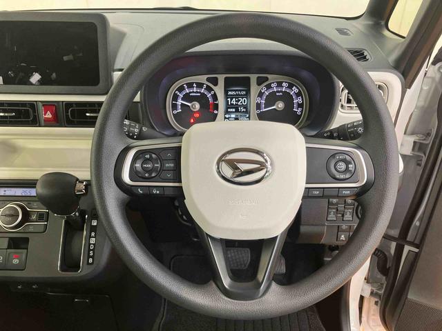 ムーヴキャンバスストライプスＧターボ衝突回避支援システム　横滑り防止装置　アダプティブクルーズコントロール　置きラクボックス　ホットカップホルダー　前席シートヒーター　ホールド機能付き電動パーキングブレーキ　両側電動スライドドア（千葉県）の中古車