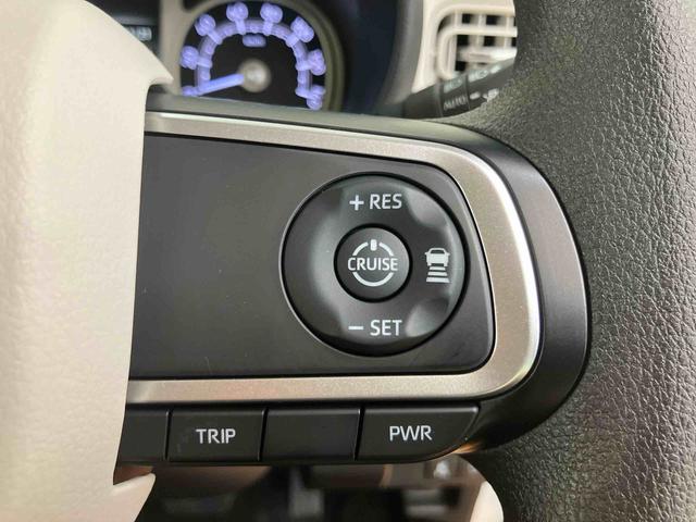 ムーヴキャンバスストライプスＧターボ衝突回避支援システム　横滑り防止装置　アダプティブクルーズコントロール　置きラクボックス　ホットカップホルダー　前席シートヒーター　ホールド機能付き電動パーキングブレーキ　両側電動スライドドア（千葉県）の中古車