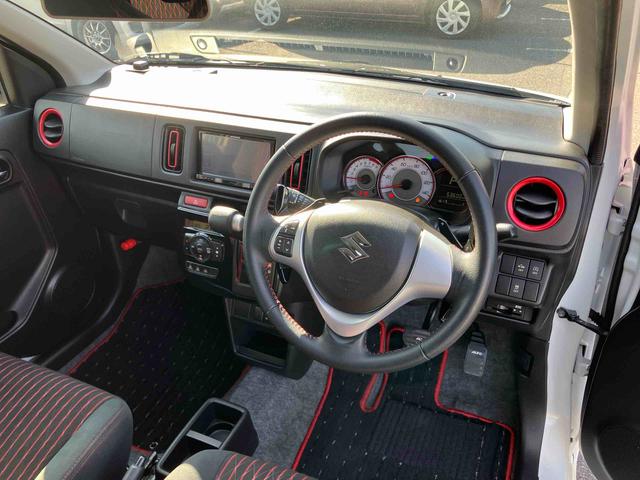 アルトターボＲＳベースグレードターボ　ナビ／ＴＶ／ＤＶＤ／ＢＴ　ＥＴＣ　ＨＩＤヘッドライト　オートライト　運転席シートヒーター　革巻ステアリング　パドルシフト　衝突被害軽減ブレーキ　オートエアコン　アルミホイール　スマートキー（千葉県）の中古車