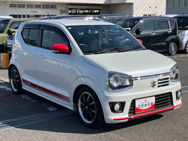 アルトターボＲＳベースグレードターボ　ナビ／ＴＶ／ＤＶＤ／ＢＴ　ＥＴＣ　ＨＩＤヘッドライト　オートライト　運転席シートヒーター　革巻ステアリング　パドルシフト　衝突被害軽減ブレーキ　オートエアコン　アルミホイール　スマートキー（千葉県）の中古車