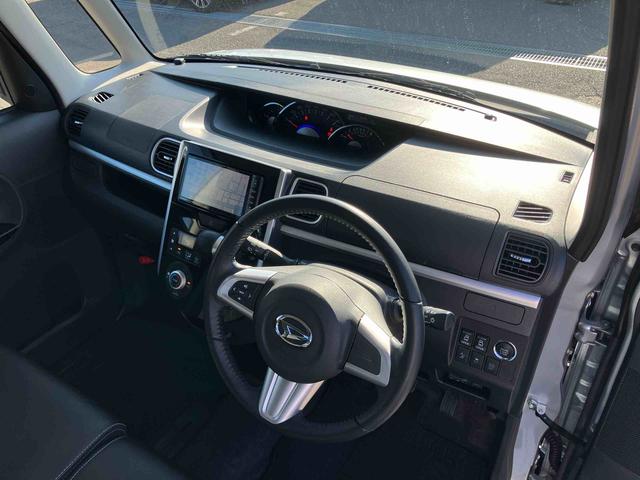 タントカスタムＲＳ　トップエディションＳＡIIターボ　ナビ／ＴＶ／ＤＶＤ／ＢＴ／ＵＳＢ　バックカメラ　ＥＴＣ　トップシェイドガラス　ＬＥＤヘッドライト　オートライト　スマアシ　両側Ｐスラ　革巻ステアリング　キーフリー　イモビライザー　盗難防止警報（千葉県）の中古車