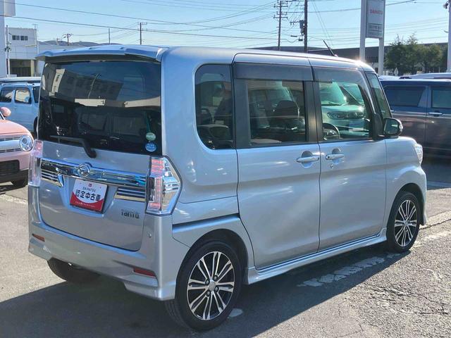 タントカスタムＲＳ　トップエディションＳＡIIターボ　ナビ／ＴＶ／ＤＶＤ／ＢＴ／ＵＳＢ　バックカメラ　ＥＴＣ　トップシェイドガラス　ＬＥＤヘッドライト　オートライト　スマアシ　両側Ｐスラ　革巻ステアリング　キーフリー　イモビライザー　盗難防止警報（千葉県）の中古車