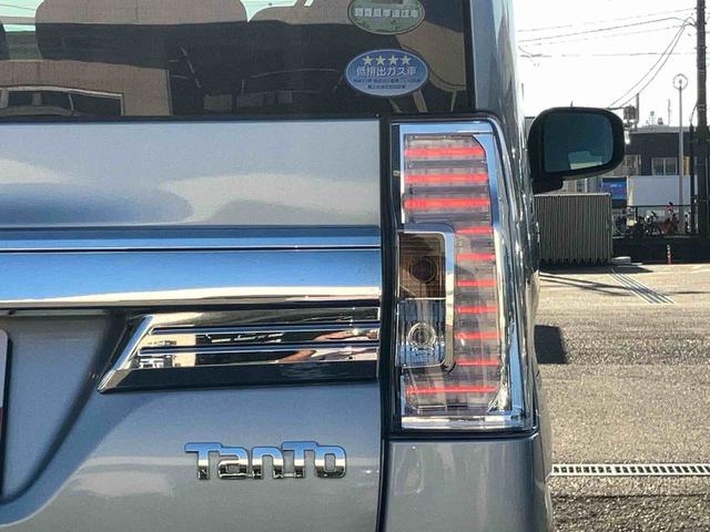 タントカスタムＲＳ　トップエディションＳＡIIターボ　ナビ／ＴＶ／ＤＶＤ／ＢＴ／ＵＳＢ　バックカメラ　ＥＴＣ　トップシェイドガラス　ＬＥＤヘッドライト　オートライト　スマアシ　両側Ｐスラ　革巻ステアリング　キーフリー　イモビライザー　盗難防止警報（千葉県）の中古車