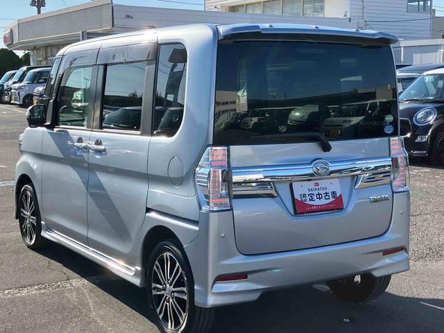 タントカスタムＲＳ　トップエディションＳＡIIターボ　ナビ／ＴＶ／ＤＶＤ／ＢＴ／ＵＳＢ　バックカメラ　ＥＴＣ　トップシェイドガラス　ＬＥＤヘッドライト　オートライト　スマアシ　両側Ｐスラ　革巻ステアリング　キーフリー　イモビライザー　盗難防止警報（千葉県）の中古車