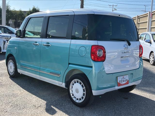 ムーヴキャンバスストライプスG衝突回避支援システム 横滑り防止装置 置きラクボックス ホットカップホルダー 前席シートヒーター ホールド機能付き電動パーキングブレーキ 助手席シートバックポケット+ショッピングフック(千葉県)の中古車