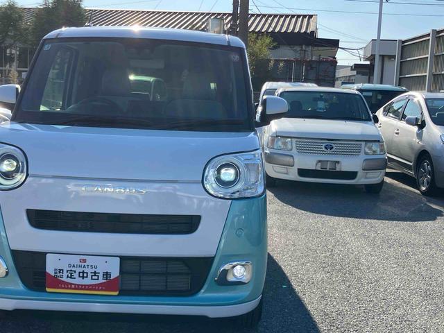 ムーヴキャンバスストライプスG衝突回避支援システム 横滑り防止装置 置きラクボックス ホットカップホルダー 前席シートヒーター ホールド機能付き電動パーキングブレーキ 助手席シートバックポケット+ショッピングフック(千葉県)の中古車