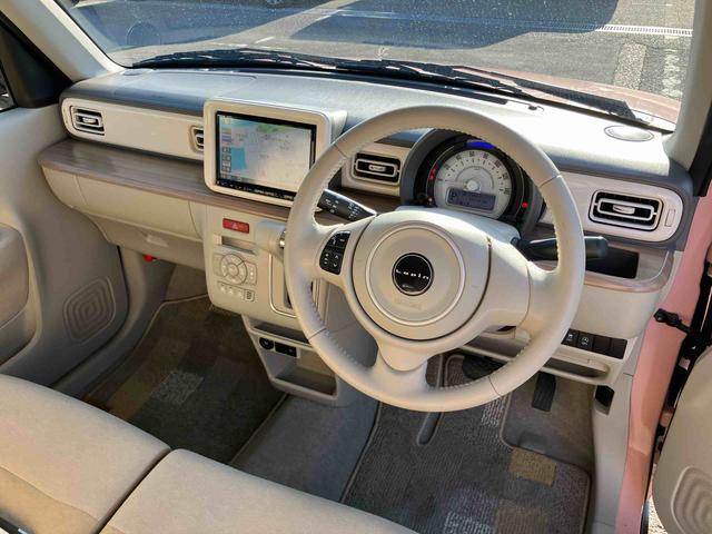 アルトラパンＸ８型ナビ／ＴＶ／ＤＶＤ／ＢＴ／ＵＳＢ　全周囲カメラ　前後ドラレコ　運転席シートヒーター　エネチャージ　セイフティーサポート　ＨＩＤヘッドライト　オートライト　革巻ステア　スマートキー　盗難防止アラーム（千葉県）の中古車