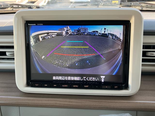 アルトラパンＸ８型ナビ／ＴＶ／ＤＶＤ／ＢＴ／ＵＳＢ　全周囲カメラ　前後ドラレコ　運転席シートヒーター　エネチャージ　セイフティーサポート　ＨＩＤヘッドライト　オートライト　革巻ステア　スマートキー　盗難防止アラーム（千葉県）の中古車