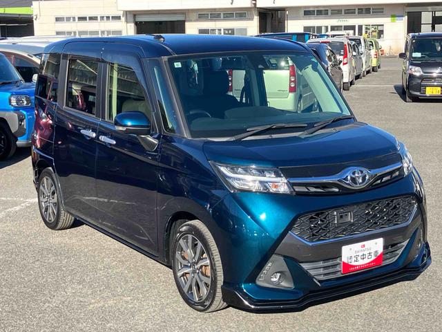 タンクカスタムＧ−Ｔナビ／ＢＴ／ＴＶ／ＤＩＳＣ／Ｂカメラ　後席モニター　前ドラレコ　ＥＴＣ　両側パワスラ　ＬＥＤヘッド＆フォグランプ　１５インチアルミ　プッシュボタンスタート　クルーズコントロール　衝突被害軽減ブレーキ（千葉県）の中古車