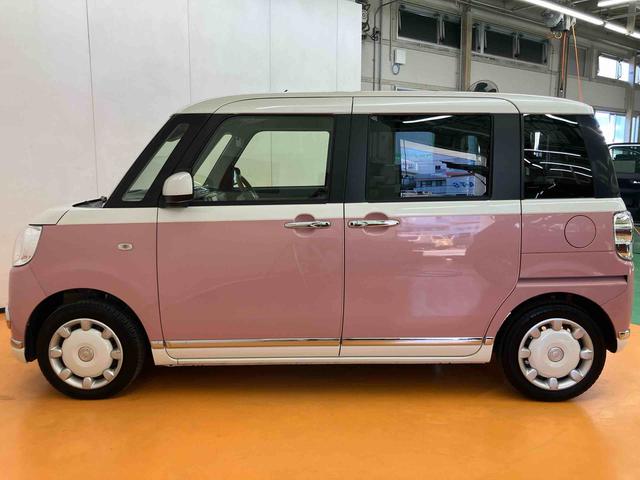 ムーヴキャンバスXメイクアップリミテッド SAIIIパノラマカメラ連動フルセグナビ USB接続 ブルートゥース対応 フロント.リヤドライブレコーダー連動 置きラクボックス オートライト オートハイビーム 社外LEDヘッドライト シートアンダートレイ(千葉県)の中古車