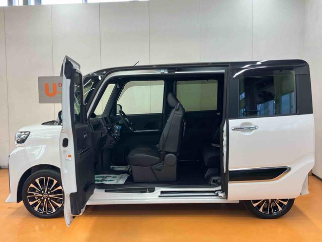 タントカスタムＲＳ衝突回避支援システム　横滑り防止装置　前席シートヒーター　ホールド機能付き電動パーキングブレーキ　前後コーナーセンサー　オートライト　オートハイビーム　チルトステアリング　運転席シートリフター（千葉県）の中古車