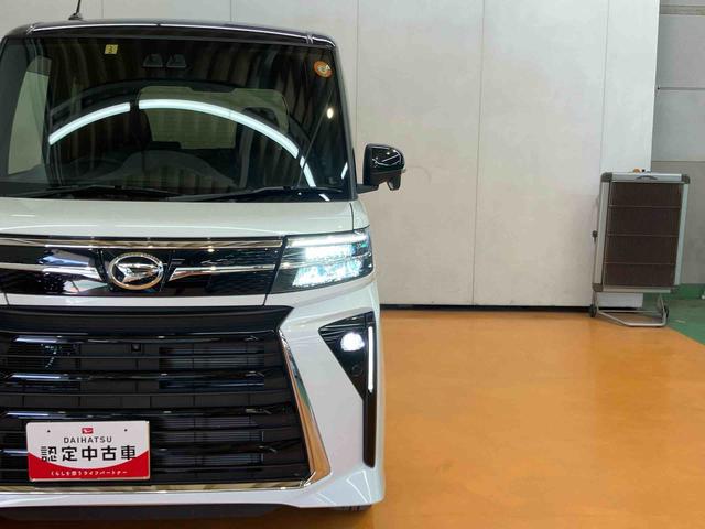 タントカスタムＲＳ衝突回避支援システム　横滑り防止装置　前席シートヒーター　ホールド機能付き電動パーキングブレーキ　前後コーナーセンサー　オートライト　オートハイビーム　チルトステアリング　運転席シートリフター（千葉県）の中古車