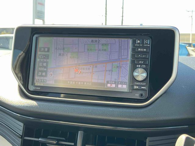 ムーヴＬ　ＳＡナビ／ＴＶ／ＢＴ／ＵＳＢ／ＤＶＤ　バックカメラ　衝突被害軽減ブレーキ　アイドリングストップ　ステアリングリモコン　キーレスエントリー　盗難防止アラーム　足踏み式パーキングブレーキ　プライバシーガラス（千葉県）の中古車