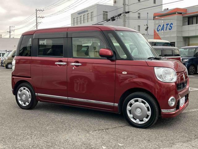 ムーヴキャンバスGメイクアップ SAII8型ナビ/BT/TV/DISC/バックカメラ/ステアリングスイッチ 前ドラレコ ETC 両側パワスラ LEDヘッド&フォグランプ クリアテールランプ スマートキー 置きラクBOX 衝突被害軽減ブレーキ(千葉県)の中古車