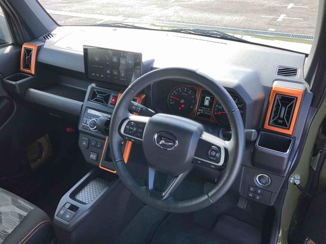 タフトGターボターボ 9型ディスプレイオーディオ/TV/USB/BT バックカメラ ETC 全車速追従クルコン ガラスルーフ ルーフレール LEDヘッドライト オートライト ADB コーナーセンサー シートヒーター(千葉県)の中古車