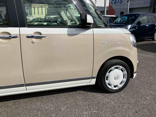 ムーヴキャンバスGメイクアップ SAIICDチューナー 両側電動スライドドア LEDヘッドライト&フォグランプ クリアテールランプ メッキモール プッシュボタンスターター オート格納ドアミラー 置きラクBOX 衝突被害軽減ブレーキ(千葉県)の中古車