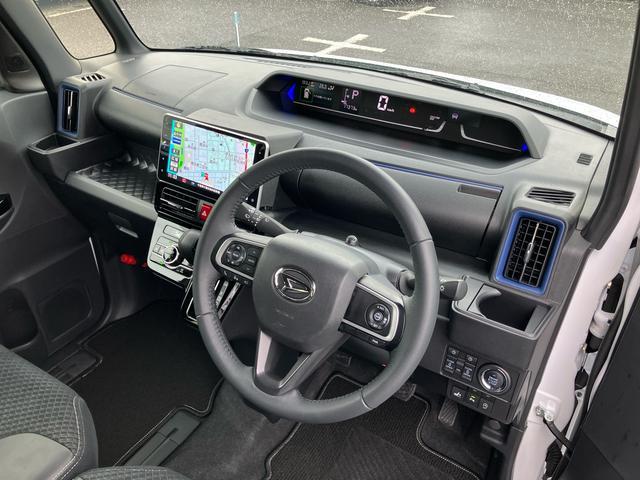 タントカスタムRSスタイルセレクションターボ 9型ナビ/TV/DVD/BT/USB 全周囲カメラ 前後ドラレコ ETC 全車速追従クルコン LEDヘッドライト オートライト ADB スマアシ コ−ナ−センサー シートヒーター 両電スライド(千葉県)の中古車