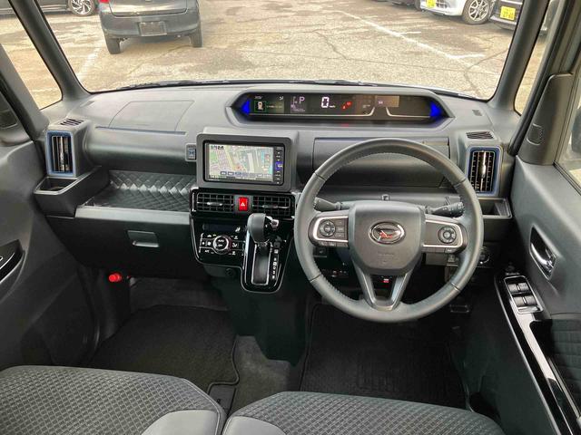 タントカスタムRSナビ/BT/TV/DISC/バックカメラ/ステアスイッチ 前後ドラレコ ETC ターボ 15インチアルミ LEDヘッド&フォグ 両側パワスラ シートヒーター 自動追従クルコン 衝突被害軽減ブレーキ(千葉県)の中古車