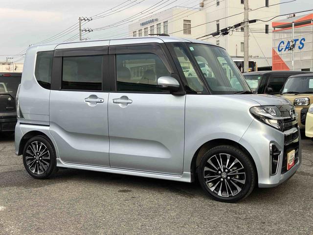 タントカスタムRSナビ/BT/TV/DISC/バックカメラ/ステアスイッチ 前後ドラレコ ETC ターボ 15インチアルミ LEDヘッド&フォグ 両側パワスラ シートヒーター 自動追従クルコン 衝突被害軽減ブレーキ(千葉県)の中古車