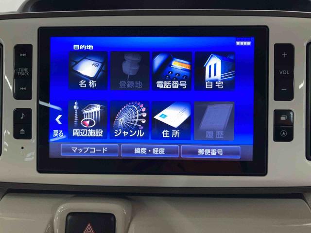 ムーヴキャンバスＧメイクアップリミテッド　ＳＡIIIパノラマカメラ連動８インチフルセグナビ　ＵＳＢ接続　ＨＤＭＩ接続　ブルートゥース対応　フロント．リヤドライブレコーダー連動　ＥＴＣ　置きラクボックス　助手席シートバックポケット＋ショッピングフック（千葉県）の中古車