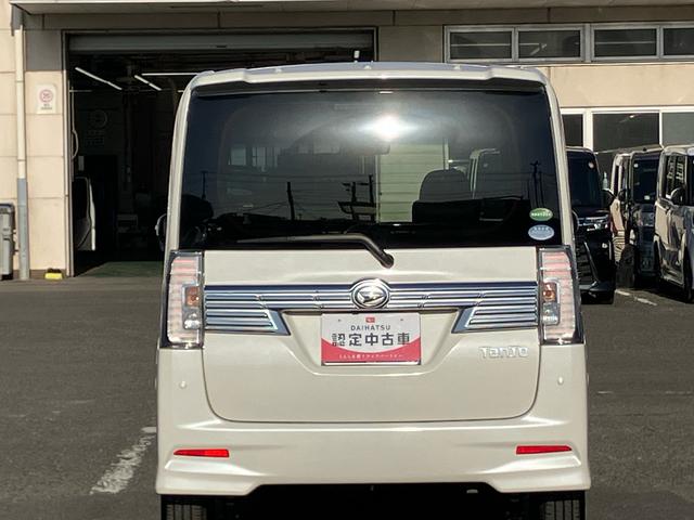 タントカスタムＲＳ　トップエディションＳＡIIIターボ　ＤＶＤ／ＵＳＢチューナー　ＥＴＣ　バックカメラ　運転席シートヒーター　トップシェイドガラス　ＬＥＤヘッドライト　オートライト　オートハイビーム　スマアシ　キーフリー　ステアリモコン　アルミ（千葉県）の中古車