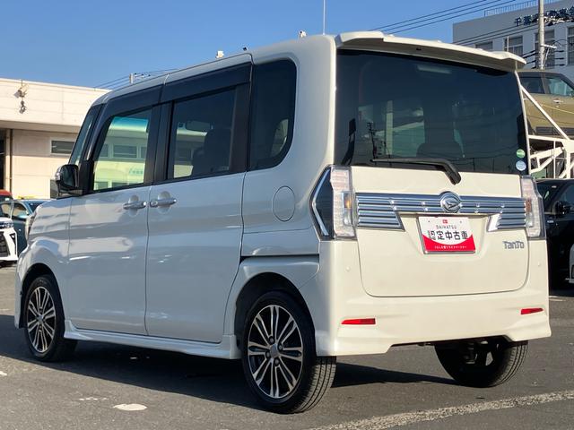 タントカスタムＲＳ　トップエディションＳＡIIIターボ　ＤＶＤ／ＵＳＢチューナー　ＥＴＣ　バックカメラ　運転席シートヒーター　トップシェイドガラス　ＬＥＤヘッドライト　オートライト　オートハイビーム　スマアシ　キーフリー　ステアリモコン　アルミ（千葉県）の中古車