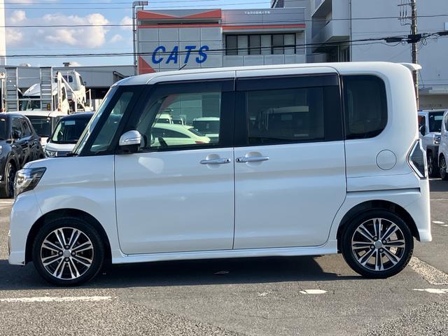 タントカスタムＲＳ　トップエディションＳＡIIIターボ　ＤＶＤ／ＵＳＢチューナー　ＥＴＣ　バックカメラ　運転席シートヒーター　トップシェイドガラス　ＬＥＤヘッドライト　オートライト　オートハイビーム　スマアシ　キーフリー　ステアリモコン　アルミ（千葉県）の中古車