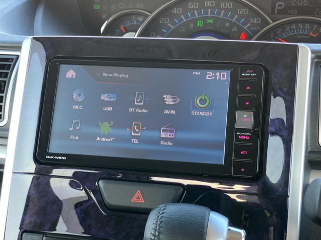 タントカスタムＲＳ　トップエディションＳＡIIIターボ　ＤＶＤ／ＵＳＢチューナー　ＥＴＣ　バックカメラ　運転席シートヒーター　トップシェイドガラス　ＬＥＤヘッドライト　オートライト　オートハイビーム　スマアシ　キーフリー　ステアリモコン　アルミ（千葉県）の中古車