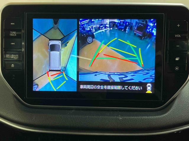 ムーヴカスタム XリミテッドII SAIIIパノラマカメラ連動8インチフルセグナビ USB接続 HDMI接続 ブルートゥース対応 TVナビキット 前後コーナーセンサー 運転席シートヒーター LEDルームランプ 助手席シートアンダートレイ(千葉県)の中古車