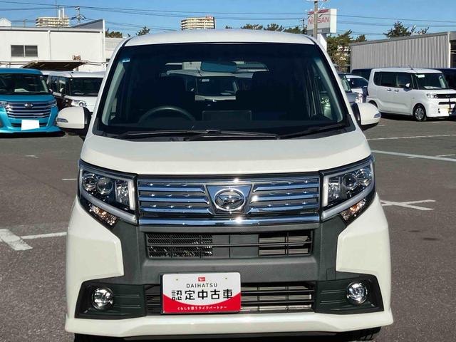 ムーヴカスタム XCDチューナー 横滑り防止装置 アイドリングストップ プッシュエンジンスタート キーフリーシステム セキュリティアラーム チルトステアリング 運転席シートリフター 助手席シートアンダートレイ(千葉県)の中古車