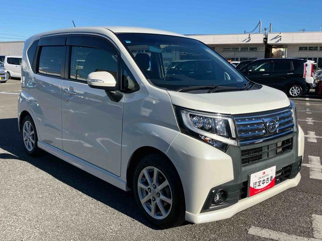 ムーヴカスタム XCDチューナー 横滑り防止装置 アイドリングストップ プッシュエンジンスタート キーフリーシステム セキュリティアラーム チルトステアリング 運転席シートリフター 助手席シートアンダートレイ(千葉県)の中古車