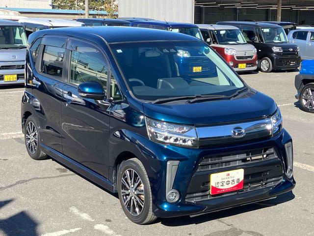 ムーヴカスタム Xリミテッド SAIII8型ナビ/BT/TV/DISC/バックカメラ/ステアリングスイッチ LEDヘッドライト&フォグランプ クリアテールランプ 14インチアルミ スマートキー 運転席シートヒーター 衝突被害軽減ブレーキ(千葉県)の中古車