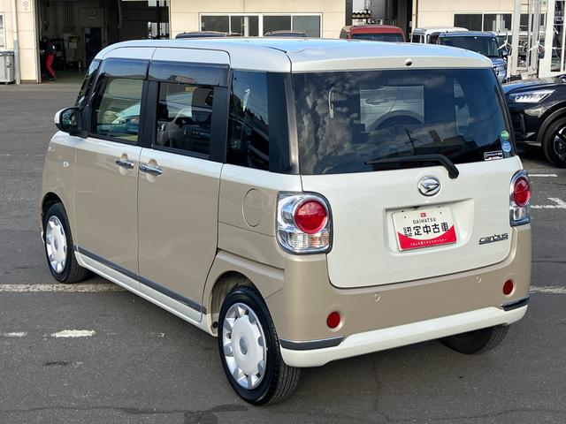 ムーヴキャンバスGメイクアップVS SAIIIナビ/BT/TV/DISC/全周囲カメラ/ステアスイッチ 前後ドラレコ 両側パワスラ LEDヘッド&フォグ クリアテールランプ メッキモール スマートキー 運転席シートヒーター 置きラクBOX(千葉県)の中古車