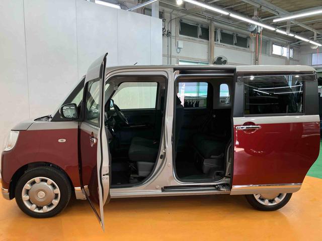 ムーヴキャンバスＧブラックインテリアＶＳ　ＳＡIIIパノラマカメラ連動フルセグナビ　ＵＳＢ接続　ブルートゥース対応　フロント．リヤドライブレコーダー連動　置きラクボックス　運転席シートヒータ　ウインドシールドディアイサー　オートライト　オートハイビーム（千葉県）の中古車