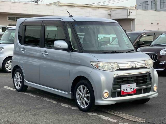 タントカスタムXスペシャルナビ/ワンセグ/CD/ラジオ 左側電動スライドドア HIDヘッドライト トップシェイドガラス キーフリーシステム イモビライザー 盗難防止アラーム 足踏み式パーキングブレーキ オートエアコン アルミ(千葉県)の中古車