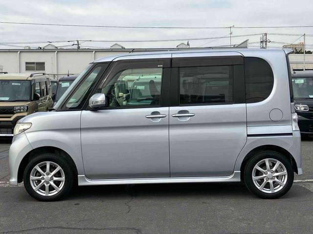 タントカスタムXスペシャルナビ/ワンセグ/CD/ラジオ 左側電動スライドドア HIDヘッドライト トップシェイドガラス キーフリーシステム イモビライザー 盗難防止アラーム 足踏み式パーキングブレーキ オートエアコン アルミ(千葉県)の中古車