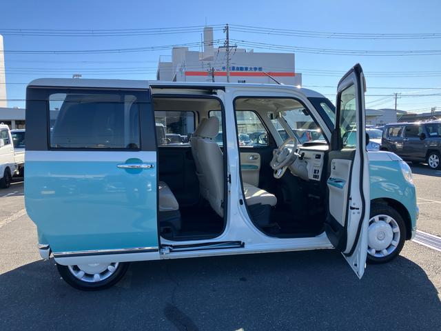 ムーヴキャンバスＧメイクアップ　ＳＡII８型ナビ／ＴＶ／ＤＶＤ／ＢＴ／ＵＳＢ　全周囲カメラ　ＥＴＣ　ドラレコ　ＬＥＤヘッドライト　オートライト　オートハイビーム　スマアシ　両電スライド　オートエアコン　キーフリー　盗難防止アラーム　ステリモ（千葉県）の中古車