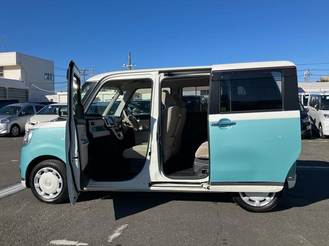 ムーヴキャンバスＧメイクアップ　ＳＡII８型ナビ／ＴＶ／ＤＶＤ／ＢＴ／ＵＳＢ　全周囲カメラ　ＥＴＣ　ドラレコ　ＬＥＤヘッドライト　オートライト　オートハイビーム　スマアシ　両電スライド　オートエアコン　キーフリー　盗難防止アラーム　ステリモ（千葉県）の中古車