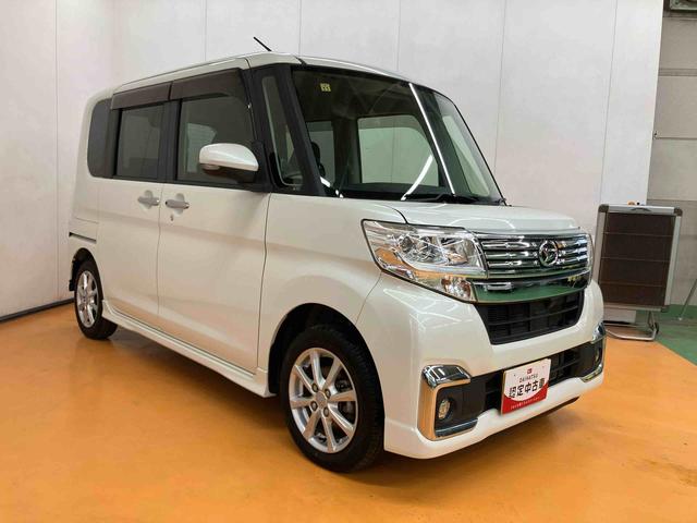 タントカスタムＸフルセグナビ　ＵＳＢ接続　ブルートゥース対応　フロントドライブレコーダー連動　運転席シートヒーター　左側電動スライドドア　プッシュエンジンスタート　キーフリーシステム　横滑り防止装置（千葉県）の中古車